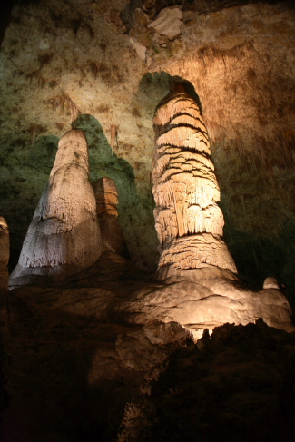 Carlsbad caverns formations